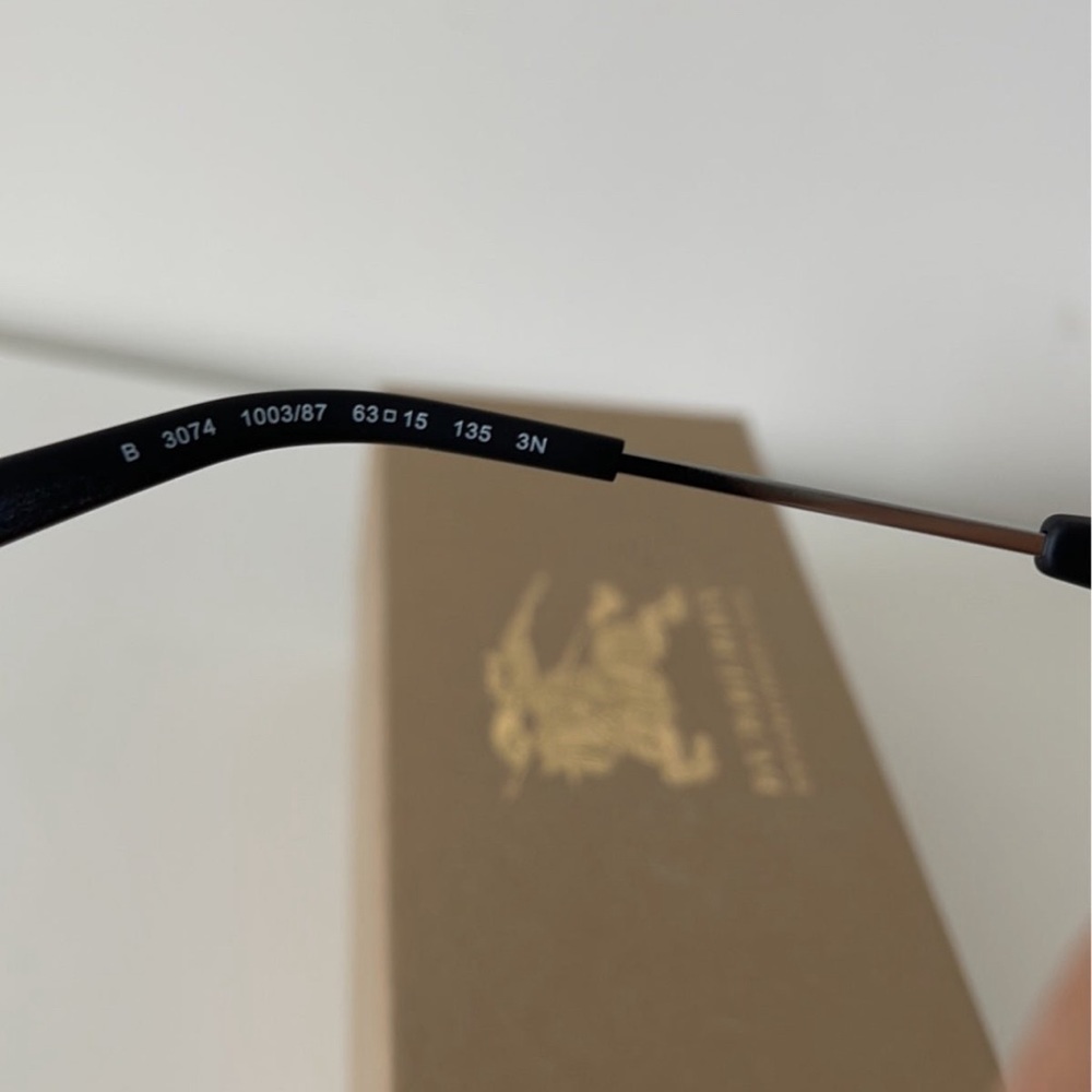 Burberry Gunmetal Gray Mens Sunglasses - Picture 5 of 7